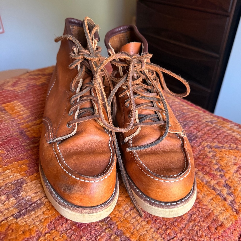 8.5 Redwing Shoes 6-inch Classic Moc